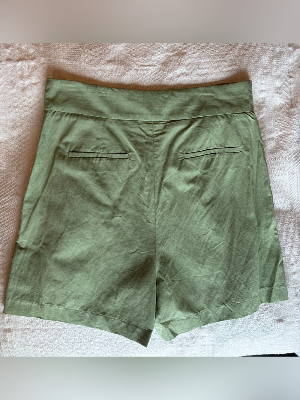 High waisted cotton dressed bermudas NWOT - Picture 9 of 10